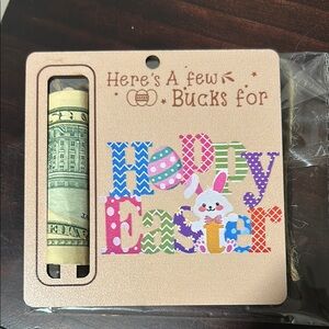 Happy Easter money holder with Playful Patterns